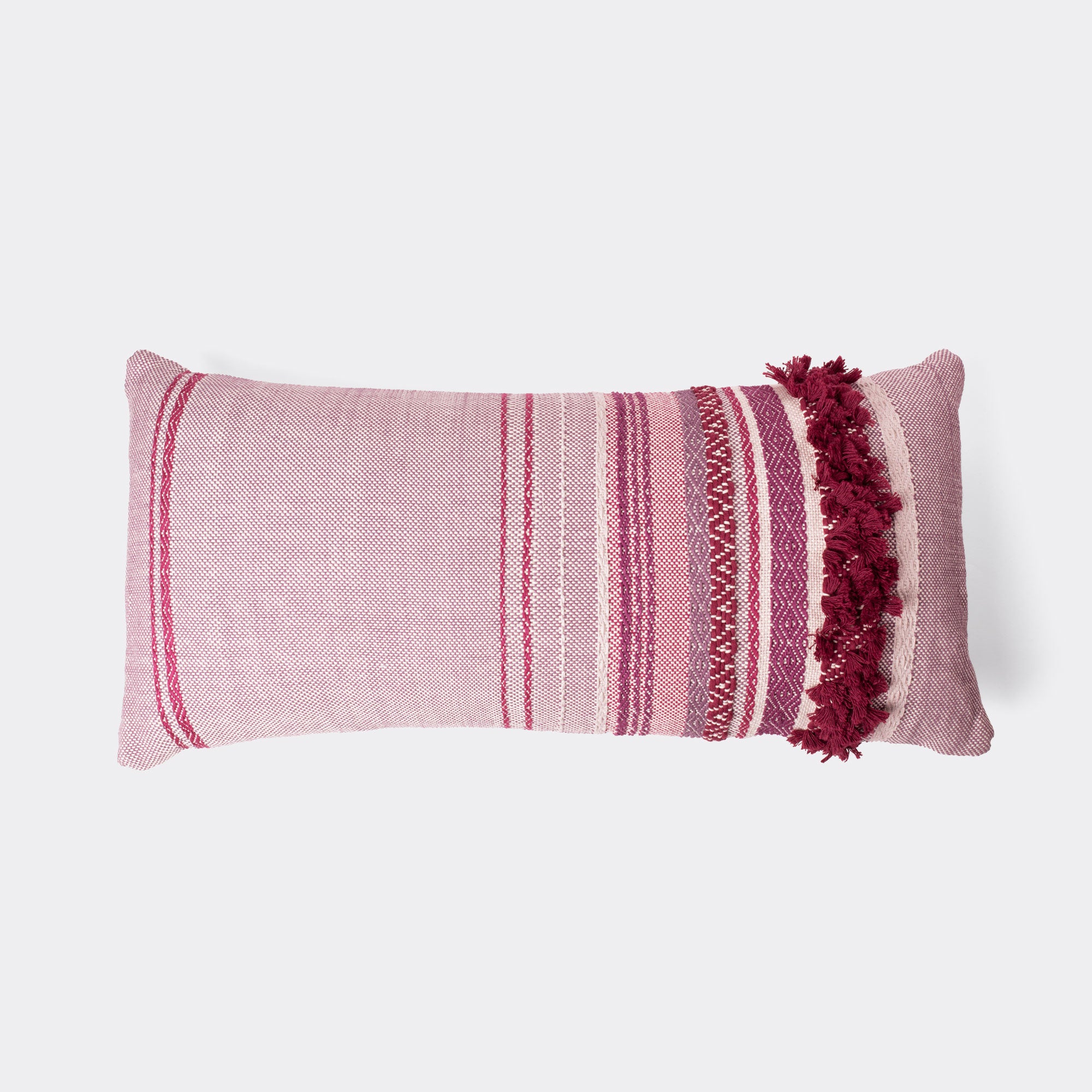 Cojín Rectangular Chico Burgundy