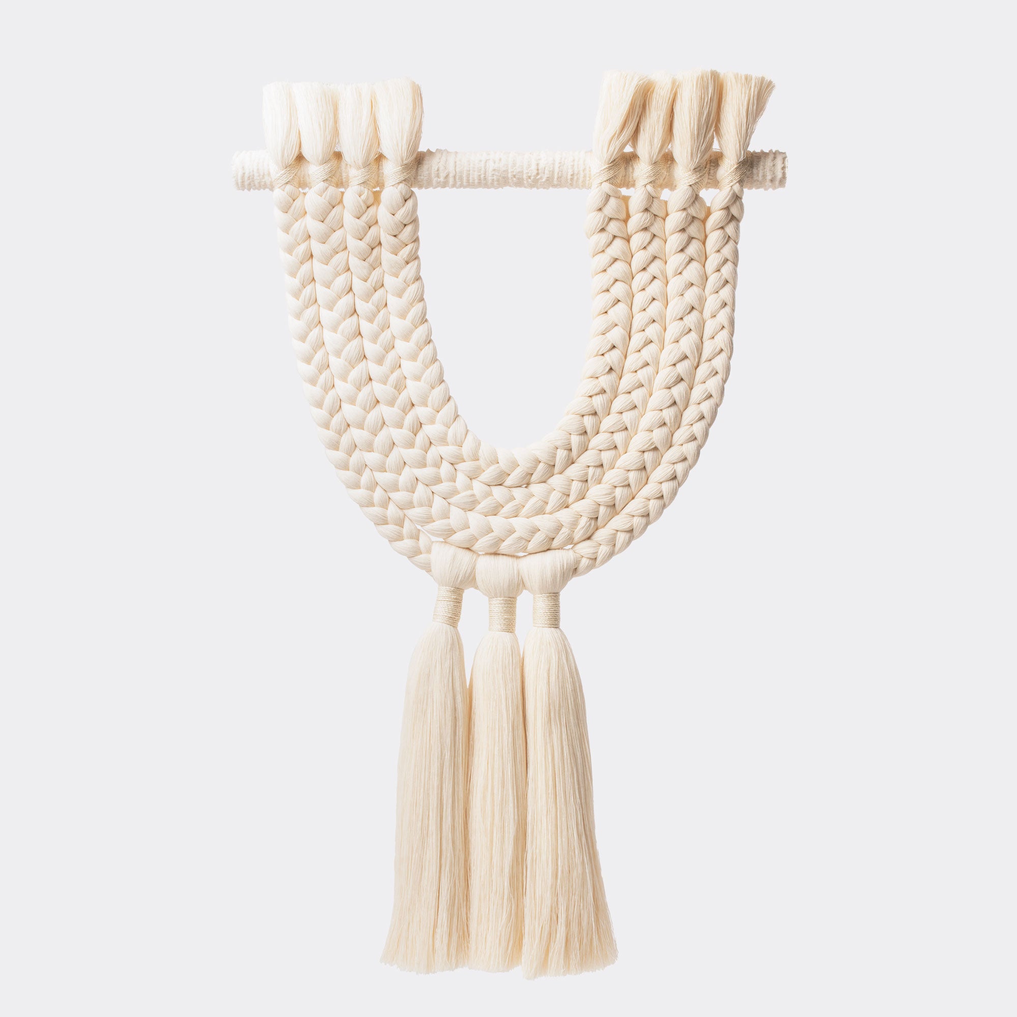 Collar De Macrame Colgante Gigante