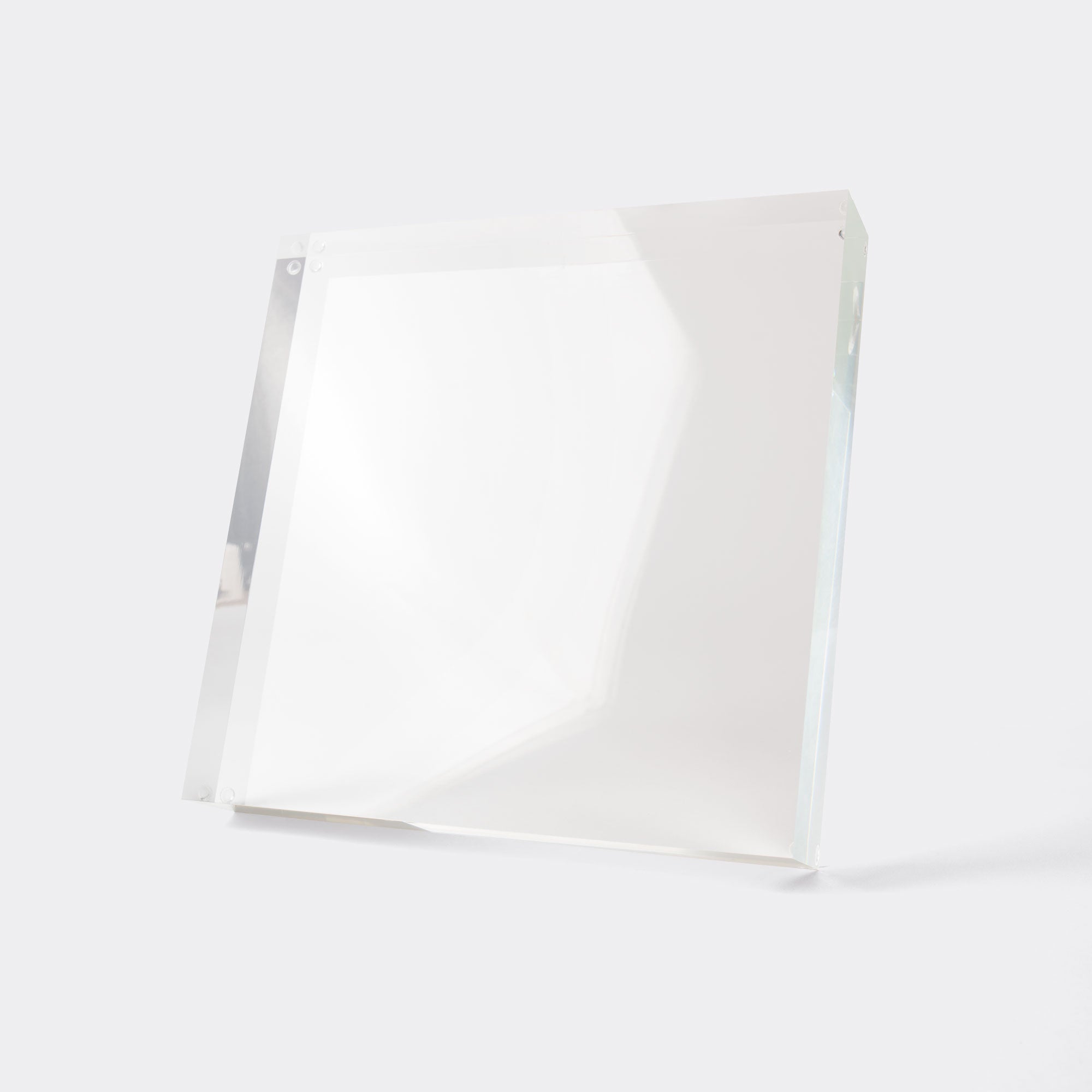 Prisma Cuadrado De Acrílico De 30 x 30